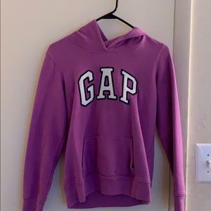 A GAP pull over hoodie.